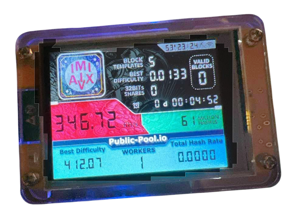 NerdMiner V2 - ESP32-2432S028R